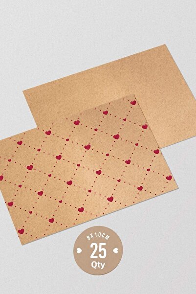AkalBatu Pure Love Series No1 25 Pack Gift Note Card - 8x10 Cm