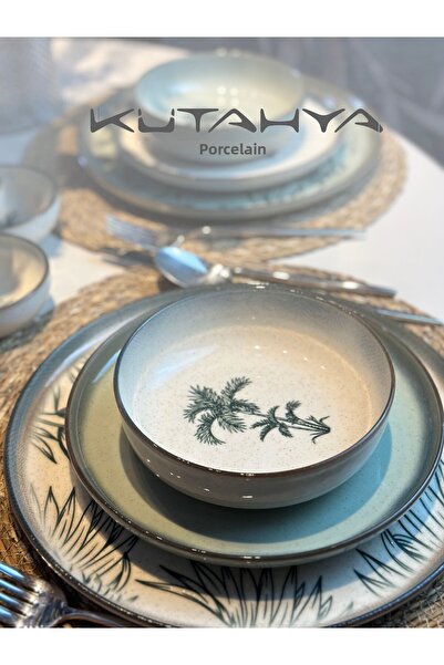 Kütahya Porselen Palmiye 4 Piece 27 cm Service Set 880794