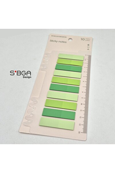 sibga tasarım   Transparent . Bookmark Sticker Note Paper 200 Sheets