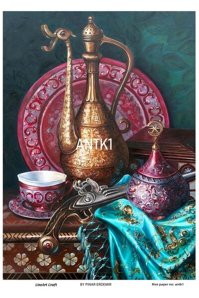 LİNEART ورق ديكوباج نحاسي رقم: ANTK1