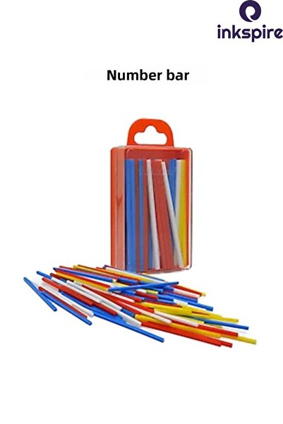 inkspire Luxury Rail Mishap Set - Abacus Number Stick and Counting Bean