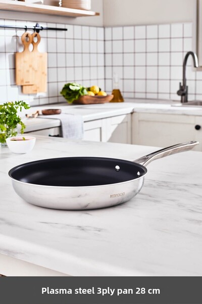 Karaca Plasma Steel 3Ply Pan 28 cm