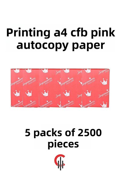 ÇÖZÜM KAĞIT Pink Impression A4 Copy Paper - 5 Pack 2500 Pieces