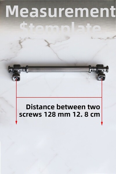 Badem10 Mâner metalic cu dungi afumate Talas 128 mm Mobilier Bucătărie Sertar Dulap Mânere dulap Mâner