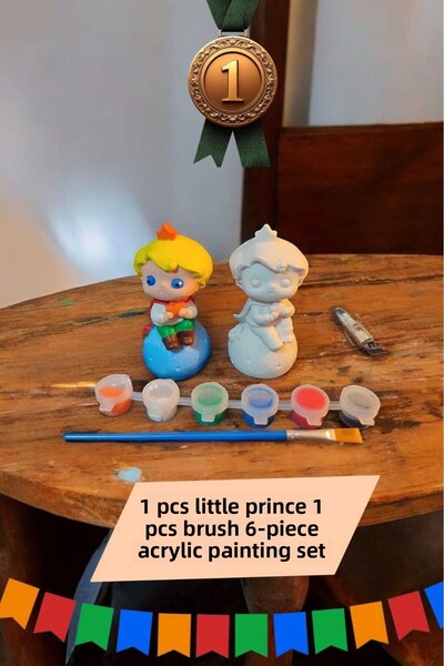 Can Tasarım Evi مجموعة الرسم الحجري للأمير الصغير، نشاط الأم والطفل، تنمية ال...