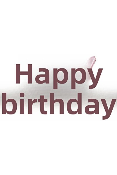 parti sürprizi Baby Pink Happy Birthday Foil Balloon Set