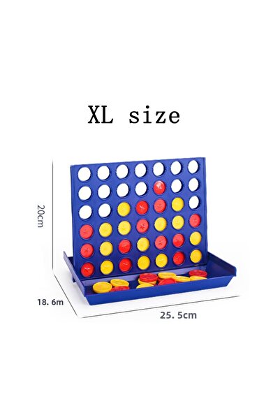 Choice XL blue Foldable Connect 4 In A Line Board Game Classic Party Chess Fa...