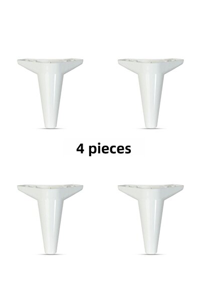 ARON (4 PCS) Zirve 15cm White Furniture Sofa TV Unit Console Dresser Cabinet Leg 15cm