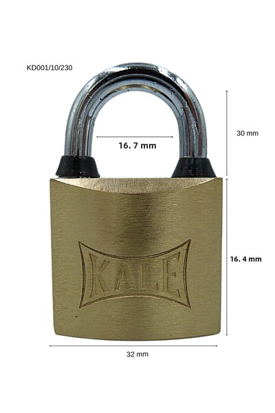KALE Yellow Padlock 30 Mm