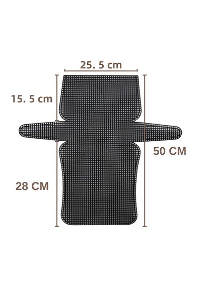 SENSY Πλαστική τσάντα καμβάς 25,5 cm - 50 cm Μαύρη τσάντα αξεσουάρ και αξεσουάρ τσάντας