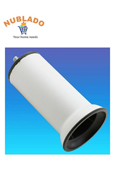 NUBLADO 12 cm Furniture Sofa Base Bed Armchair Sofa Bed Heightening Support Metal Leg M8 White Legs.