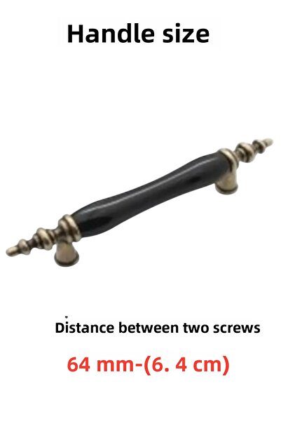 Porcellana Perla (6,4 cm)-Porțelan Dulap Sertar Bucătărie Baie Copii Mobilier Mâner Mâner Mâner Kulb 64mm-STK5657