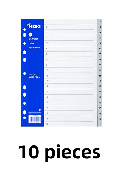 Noki 10 قطع 1-20 أرقام فاصل فاصل