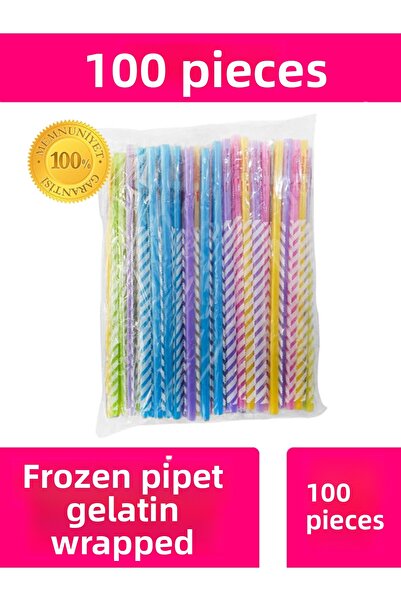 Fotografyabaskı مصاصة جيلاتينية مجمدة ملونة مكونة من 100 قطعة