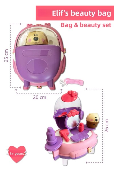 SmartFox Elif's Girl's Beauty Toy Set with Backpack