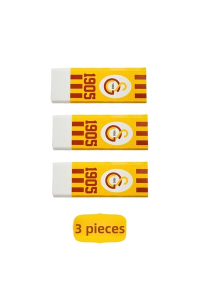 Galatasaray No:20 Χωρίς PVC Μεγάλη Λευκή Γόμα 3 Τεμάχια