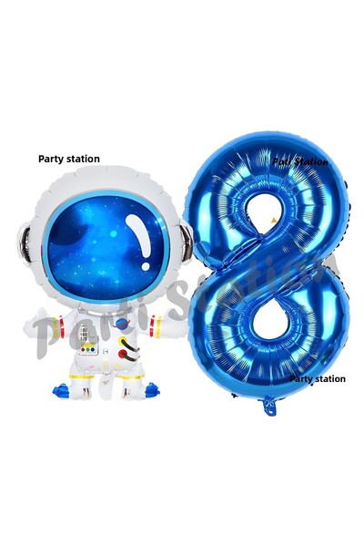 Parti Station Space Astronaut Concept 8 Years Old Balloon Set Space Astronaut...