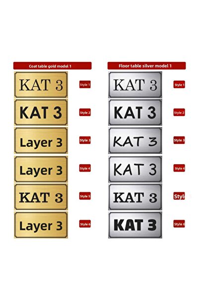 Plaket Home Floor Writing Board Direction Sign Frame Male Male 20X10 cm