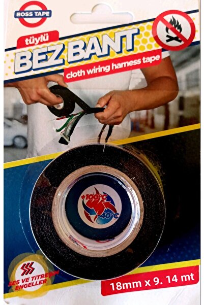 Boss Tape Bandă de pânză Bondit Furry Cablu ignifug Izalayon Bandă 18mmx9,14 ...