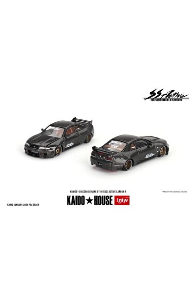 mini gt 1/64 نيسان سكاي لاين جي تي آر (R33) أكتيف كاربون آر