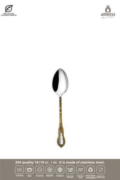 Amboss Pera Gold 72 Piece Stainless Steel Set - Fork Spoon and Knife