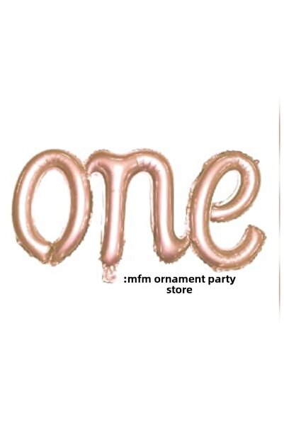 MFM Party One Rose Foil Balloon