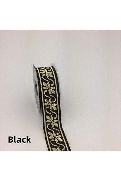 FANTASTIC 35084-Bordür - 10 م أسود-ذهبي