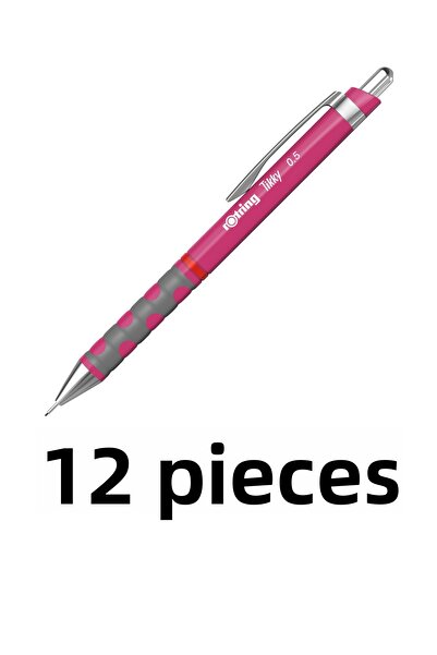 Rotring 12 قلم رصاص متعدد الاستخدامات تيكي 0.5 توت العليق وردي 2214580