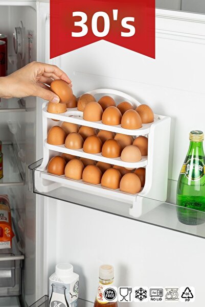 Nandy Home 3-Tier Refrigerator Egg Holder Organizer - Bdd-89