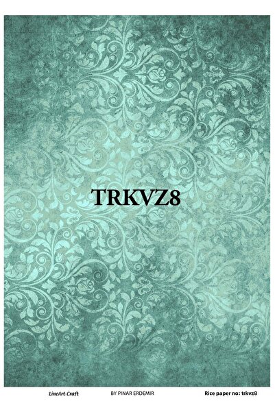 LİNEART Trkvz8 - ديكوباج نحاسي مقاس 30x42، فراشات وورود أنيقة