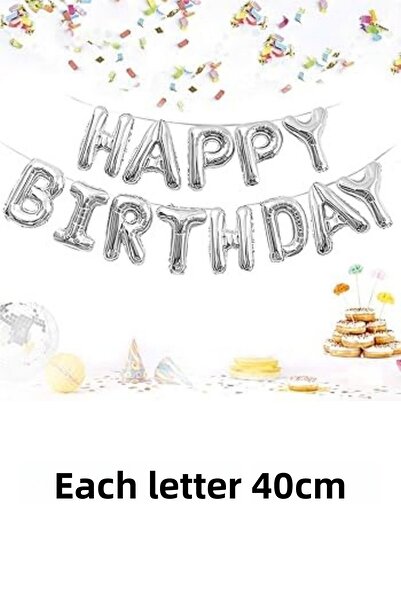 Baloncu Dede Foil Happy Birthday Balloon Special Day Birthday Lover and Wife Celebrations