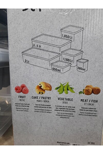 HOBBY LİFE 6-Piece Alaska Deep Freezer Vacuum Storage Container