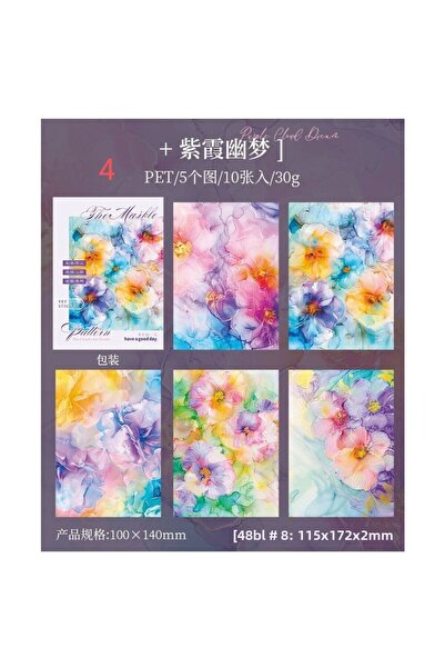 İthal U10-10 fundal de pagină PET Sticket - Număr: 6