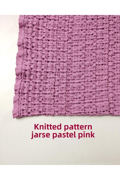 Kumaş Parça Jersey in Pink Color (Width 110 cm X Length 330 cm)