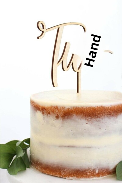 VERADİZAYN تزيين الكيك الخشبي MDF عمر سنتين