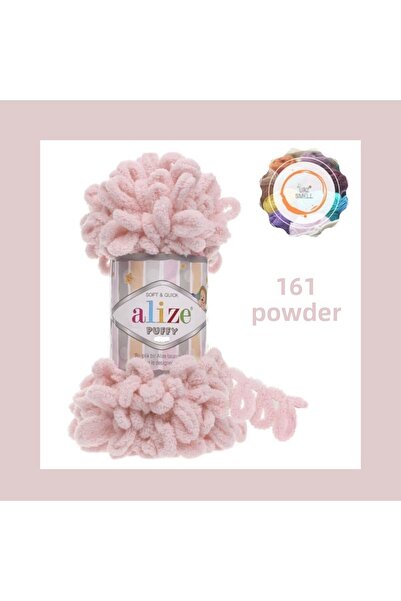 Alize Puffy Hand Knitting Yarn Big Bowknot (ΜΟΝΟ) - 100 γρ. 9 Μ. Σχοινί δακτύ...