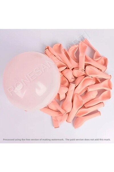 RÖNESANS PARTİ بالون ماكارون سالمون 6 بوصة 50 قطعة