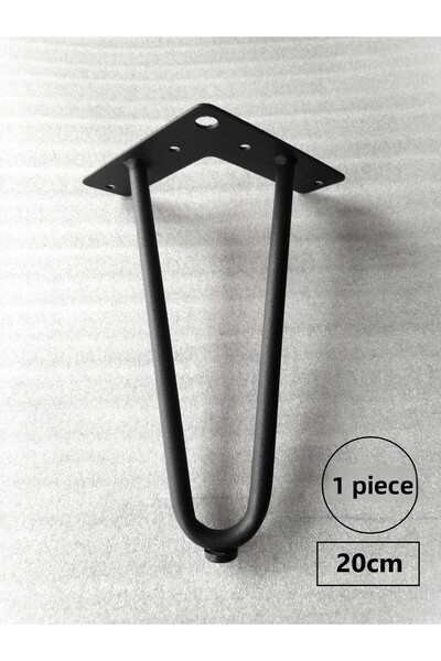 DEMONTEPARK 1 брой - 20 см метална основа с шип, основа за телевизор