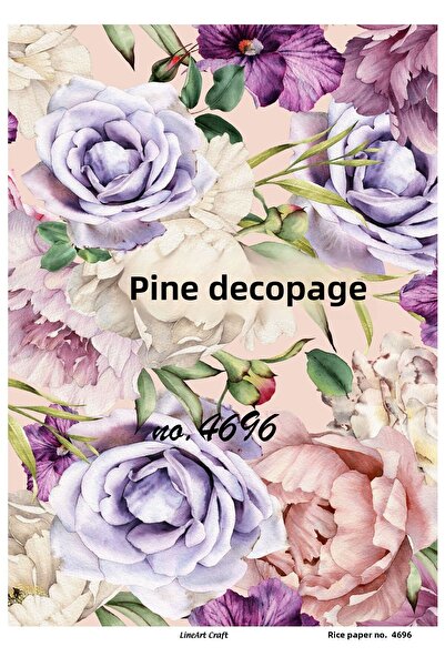 LİNEART ورق ديكوباج نحاسي Lineart رقم: L4696 - 29x42 سم