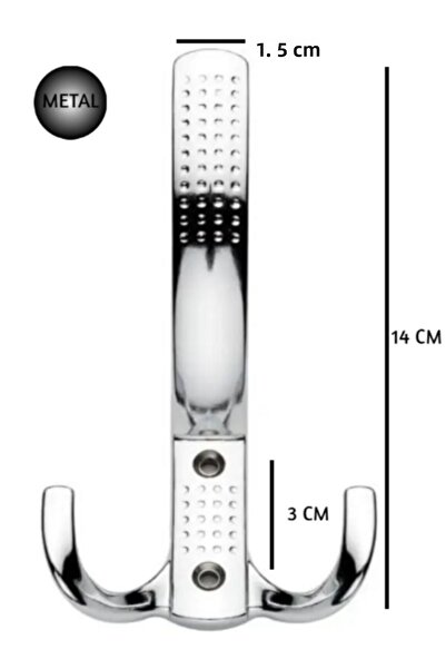 Sucuoğlu Dotted Hanger Coat Rack Coat Hangers Wall Wardrobe Clothes Furniture Hanger Metal Hanger Hanger (7Pcs)