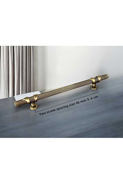 KOLDOOR Emir Matte Antique Yellow Furniture Tv Unit Cabinet Kitchen Drawer Handle 96 mm 9,6 cm 1 Piece