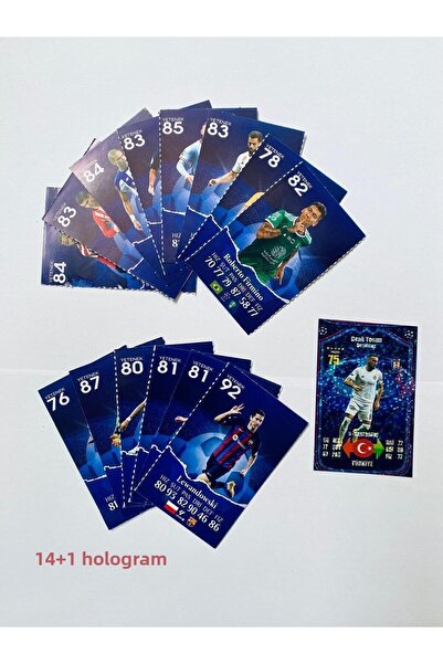 OMZ ألعاب تعليمية بطاقات لاعبي كرة القدم السوبر فاينال سبورتس 2024-25 موسم 2. دائرة كهربائية 14 1 قطعة كرة قدم