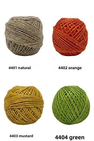 vollen yarn Σχοινί γιούτας, Σχοινί άχυρου, Σχοινί σάκου, Σχοινί καραμπίνερ, Σχοινί διακοσμητικό Σχοινί κονιάκ 100 Gr 100 μέτρα