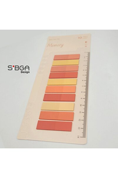 sibga tasarım ورق ملاحظات ملون شفاف - 200 ورقة من ملصقات المرجعية