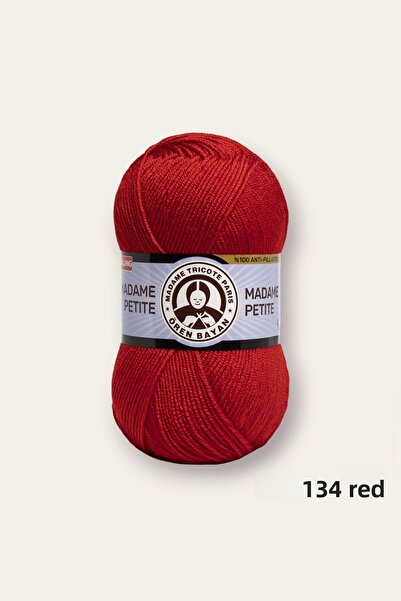 Ören Bayan خيوط الحياكة اليدوية المضادة للبيلينج من Madame Petite، (100 غرام250 جبل100% أكريليك) سترة، سترة، شال، حبل محبوك