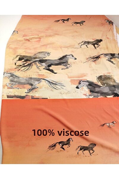 Kumaş Parça 1 قطعة 100% فيسكوز 80 سم لوح منسوج - العرض 130 سم × الطول 80 سم