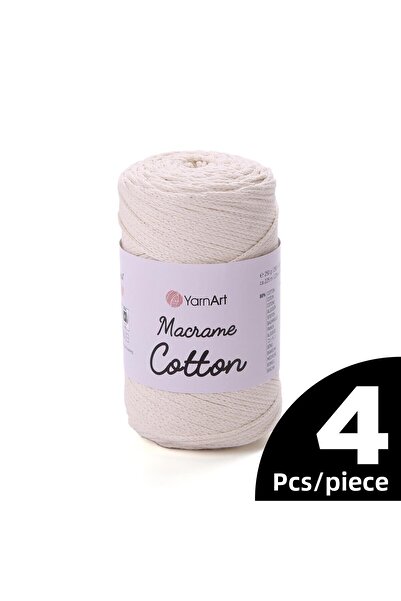 Yarnart ماكرامي قطن - 752 - 4 قطع