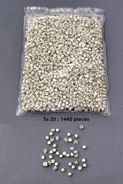 Hayalperest boncuk دعامة معدنية فضية اللون فضية اللون من حجر بيوغلو (عبوة واح...