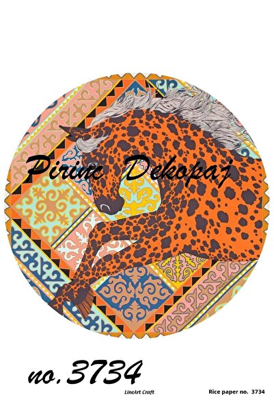 LİNEART ورق ديكوباج نحاسي Lineart رقم: L3734 - 29x42 سم