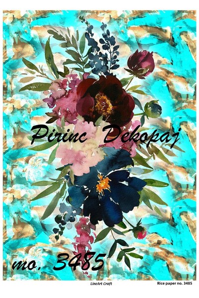 LİNEART ورق ديكوباج نحاسي Lineart رقم: L3485- 29x42 سم